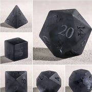 7pcs Frosted gemstone Dice D&D Dice set for Dungeons & Dragons DND RPG Game Polyhedral Crystal Stone Dice Roleplaying Game dices
