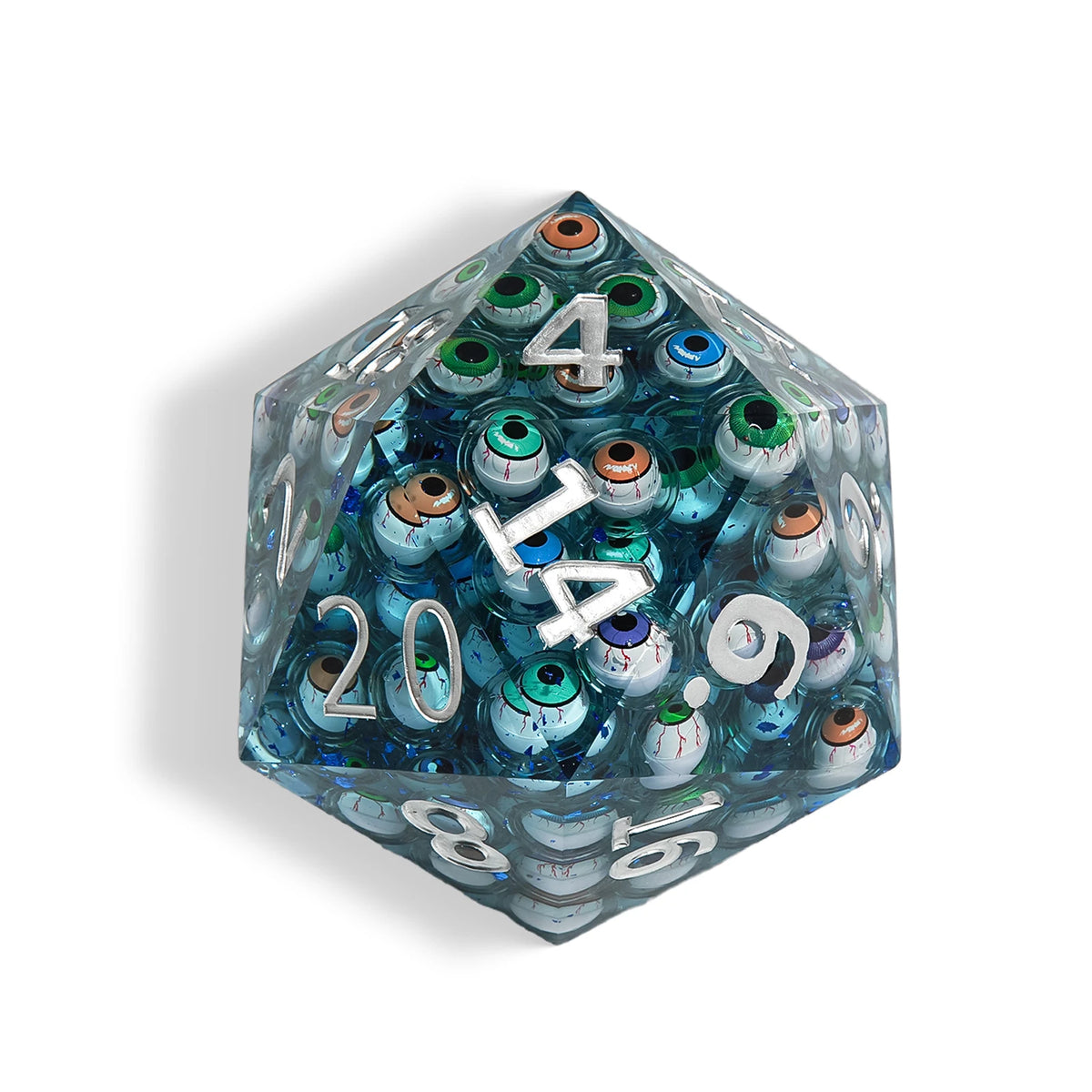 Liquid Core Resin Polyhedral RPG Dice Set - Design 11