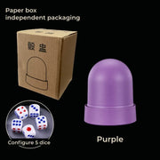 New Dice Cup Press with 5 Dices Upgraded Entertainment Table Games Dices Game Bar Dice for Family Bar Restaurant KTV 4 Colors
