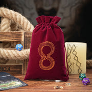 1pc Velvet 14x22cm Large Size Moon Phase Tarots Cards Storage Bag Jewelry Pouch Travel Cosmetic Gift Bag Hand bag Coin Dice bag