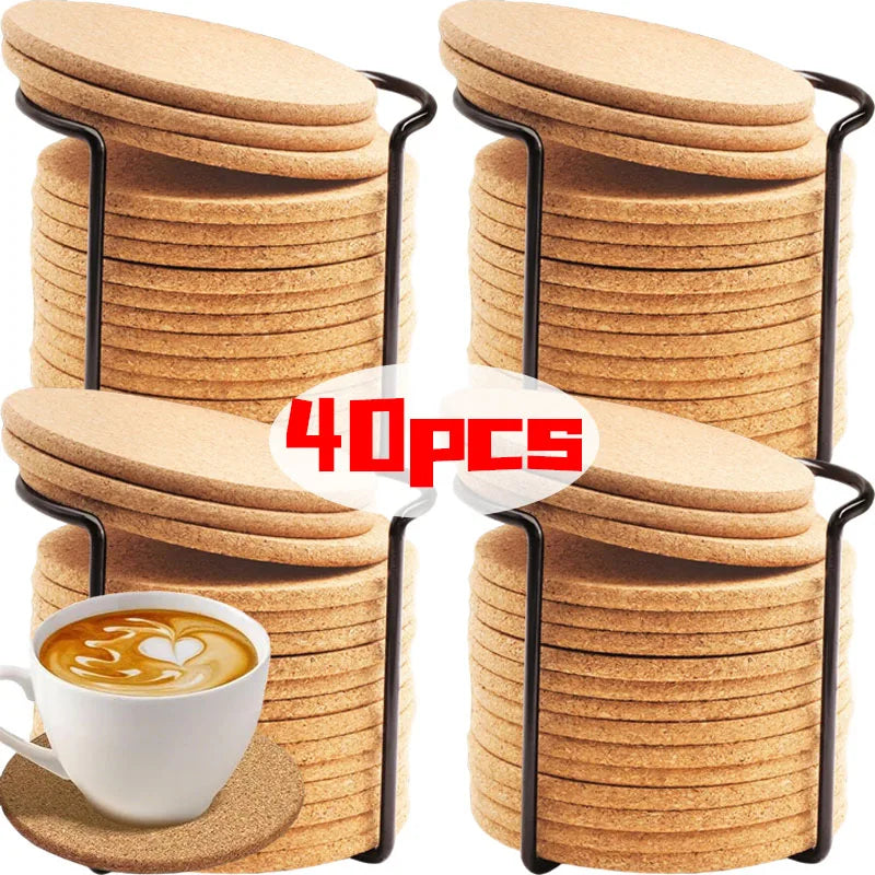 Round Cork Component Pads - Design 10