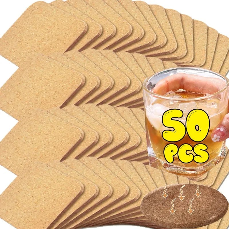Round Cork Component Pads - Design 6