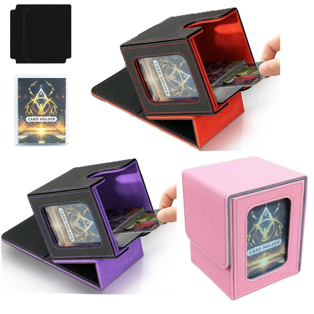 Magnetic Deck Box with Dividers - 100+ Cards