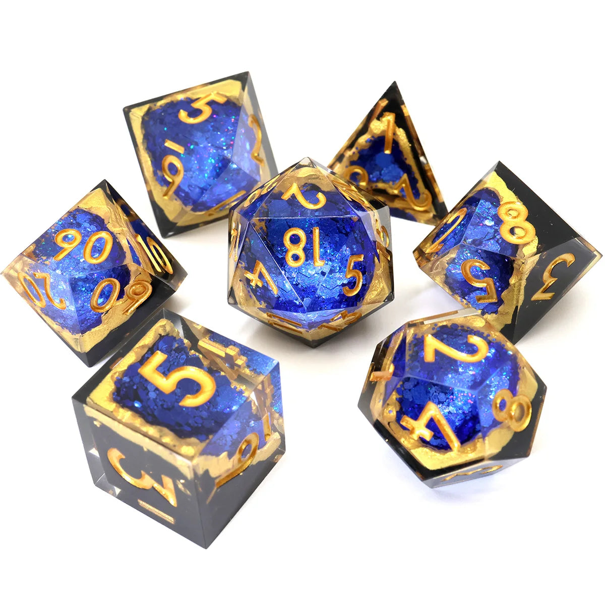 Mineral-Style RPG Dice Set - Design 34