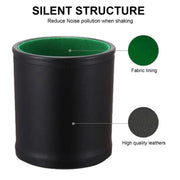 Quiet PU Leather Straight Dices Cup Shaker Dices Cups Drinking Game Entertainment Dices Cup Bar Game Supply