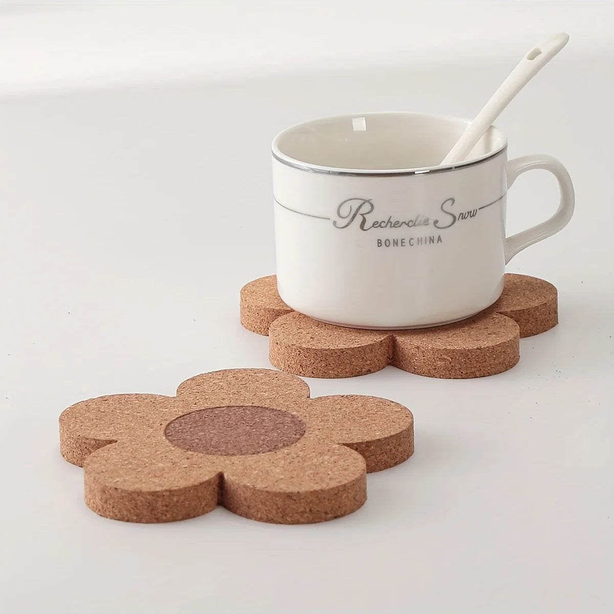 Natural Cork Component Pads - 6 Pack - Design 2