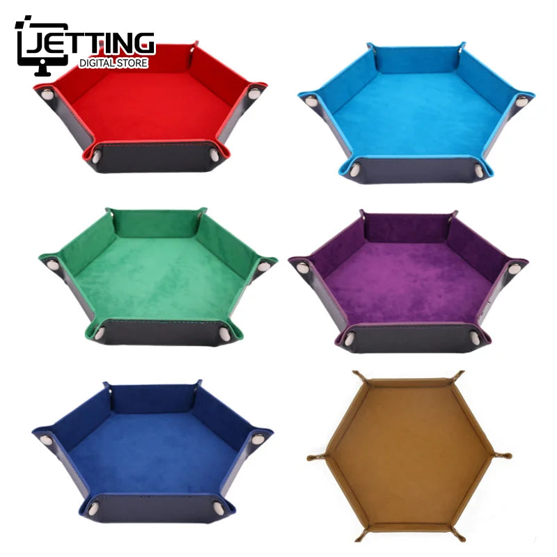 PU Hex Dice & Token Tray - Design 4
