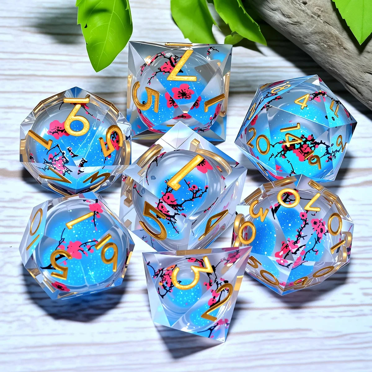 Resin Dice Set – 4 Colours to Choose From