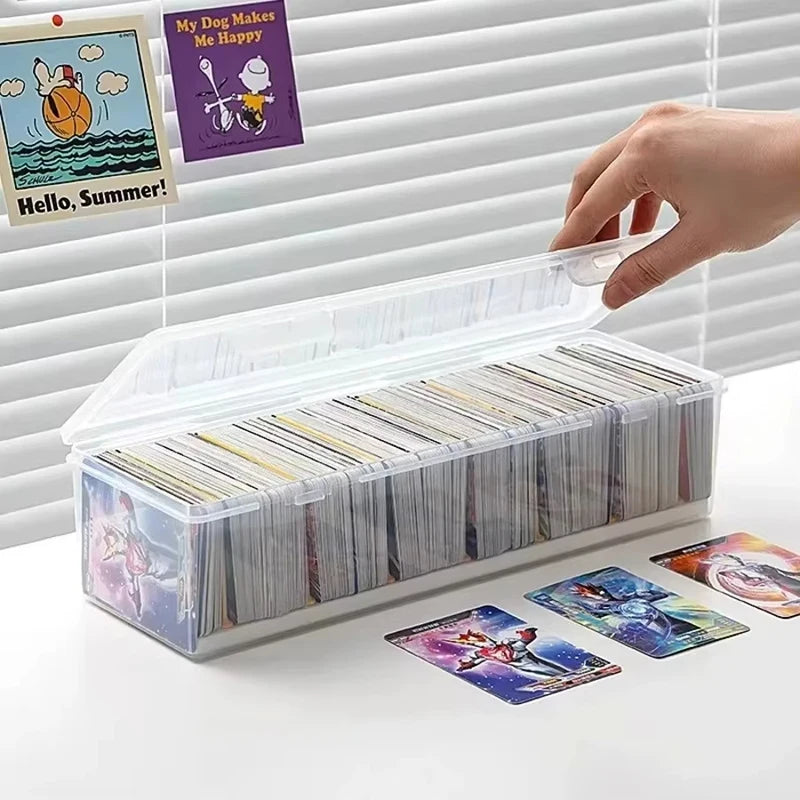 Clear Compartmentalized Card Organiser - 550+ Cards – 5 Colours to Choose From