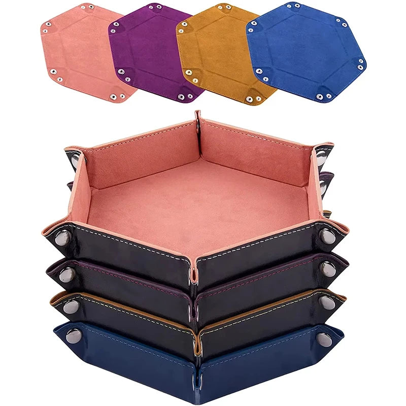 PU Hex Dice & Token Tray - Design 3