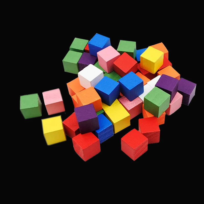 Wooden Component Cubes - 100 Pack