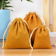 10pcs Jewelry Velvet Drawstring Bag Christmas Party Gift Packaging High Quality Soft Cloth Bag Dust Bag Luxury Pouch