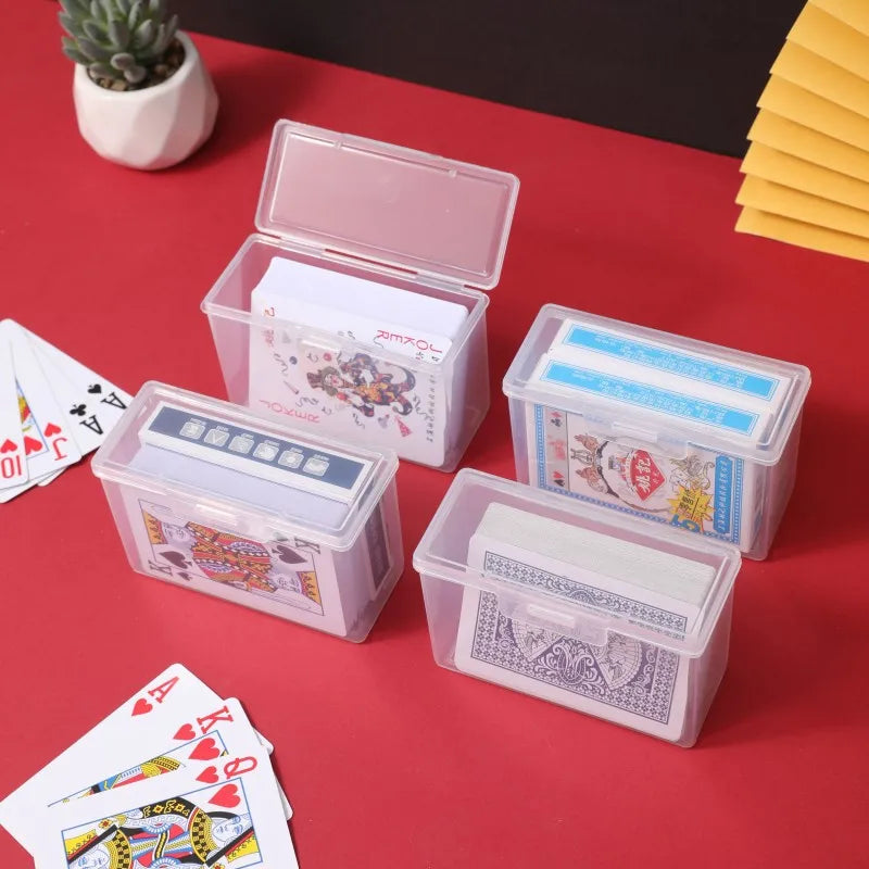 Clear Plastic Card Storage Case - Design 2