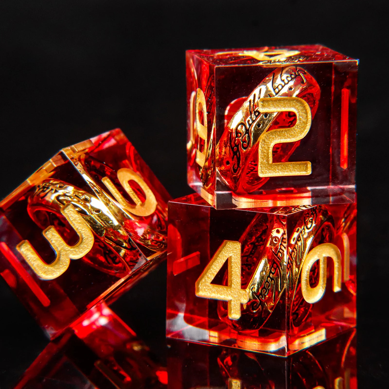 Mineral-Style D6 Dice Set - Design 4