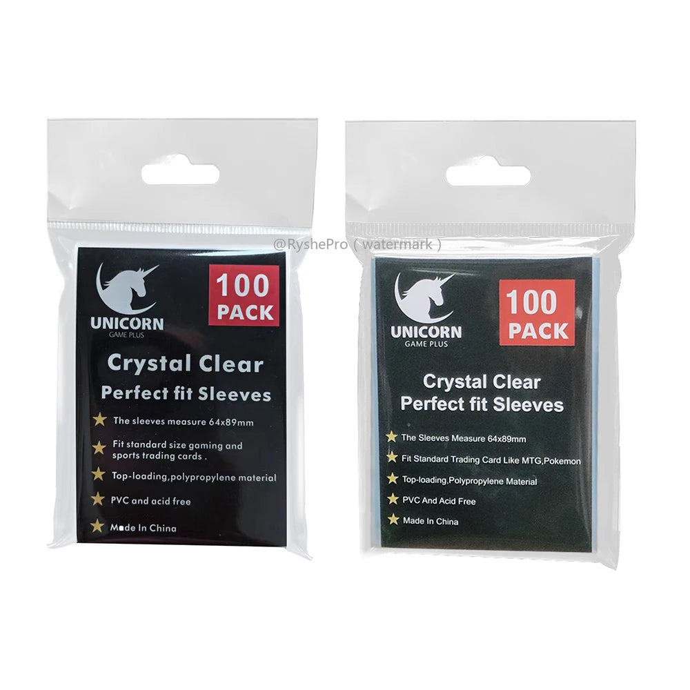 Clear Card Sleeves - 100 Pack - Design 20