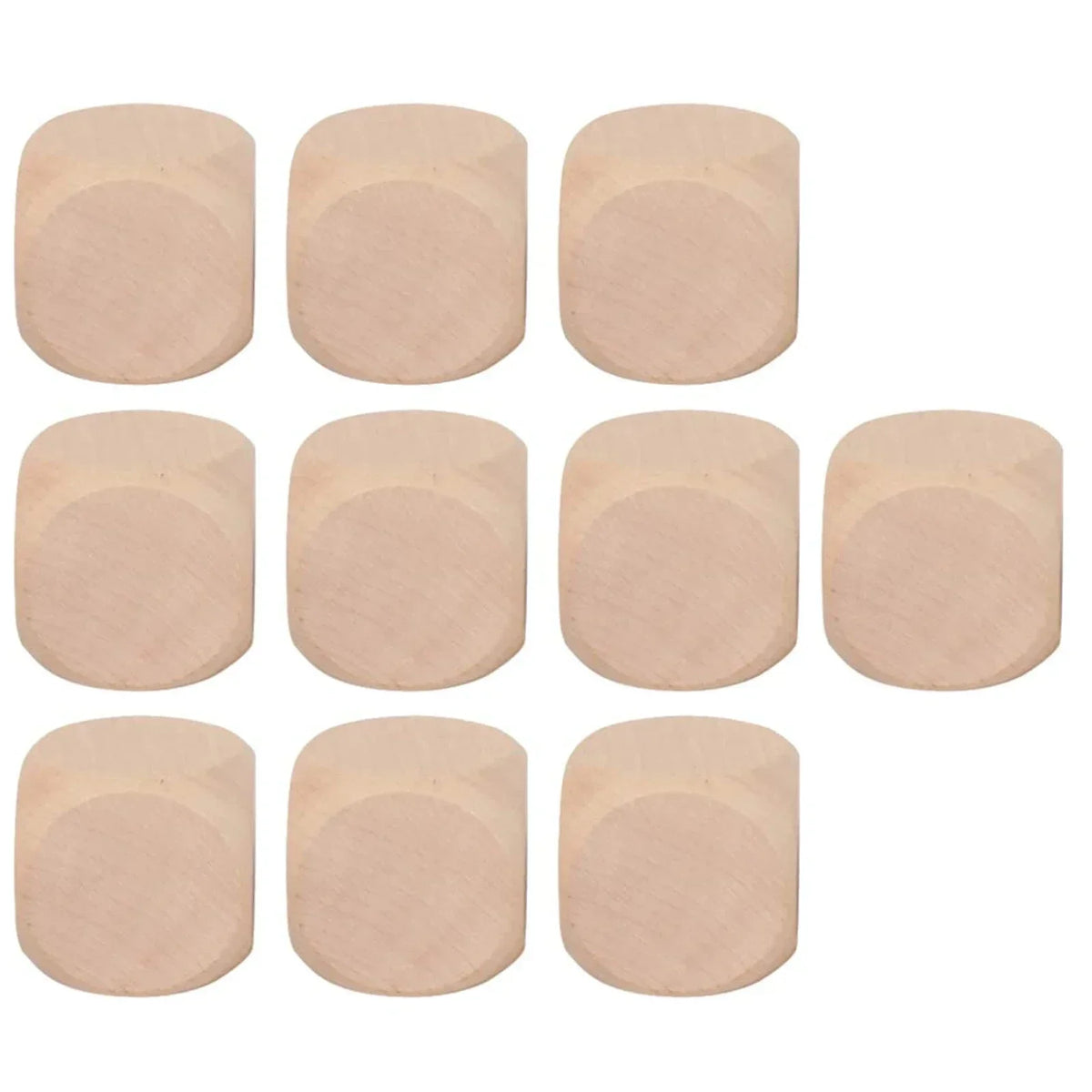 Pink Wooden Polyhedral RPG Dice Set