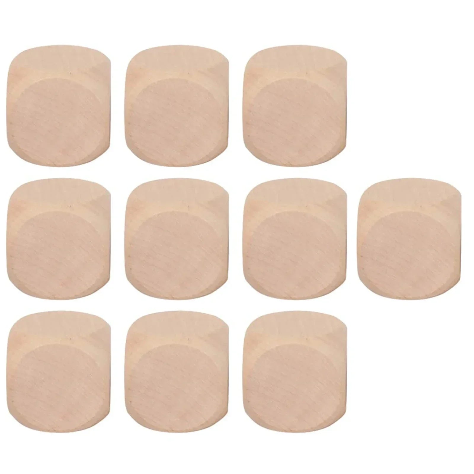 Pink Wooden Polyhedral RPG Dice Set