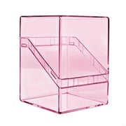 Acrylic Card Storage Box Transparent Secure Storage TCG Deck Box Clear Display 100PCS Capacity Card Display Box
