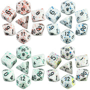 Board Game Accessories Cubes High Quality Acrylic Dice Unique Blood Effect Mixing Colours Effect For Entertainment Table Gaming