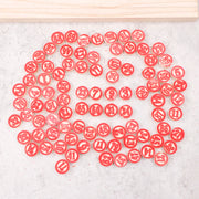 High-grade Wooden 90pcs Replacement Plates for Bingo Lotto Game - Fantastic Gaming Token for Families and Friends