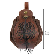Portable Celtic Patterns DND Dice Bag Tray - Celtic Patterns Drawstring Pouch for D&D RPG Tabletop Games