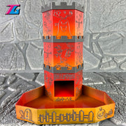 Bricks Castle Dice Tower  Dice Rolling Tray Tower - Perfect for D&D Game RPG and Tabletop Gaming Best Gift