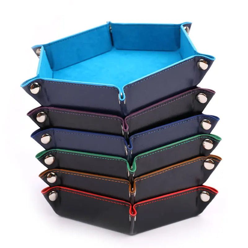 PU Hex Dice & Token Tray - Design 2