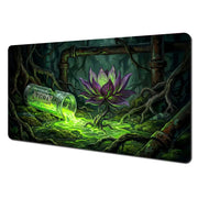 Polluted Purple Lotus Magic Card Battle Mat TCG Playmat Anti-slip Base 35X60CM Gathering Gaming Mats Board Game Mat for TCG