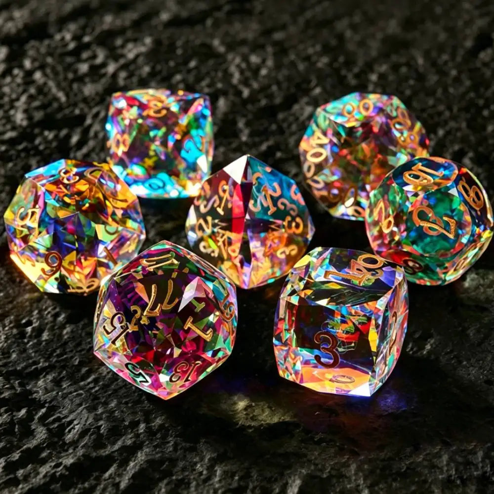 Stone RPG Dice Set - Design 9