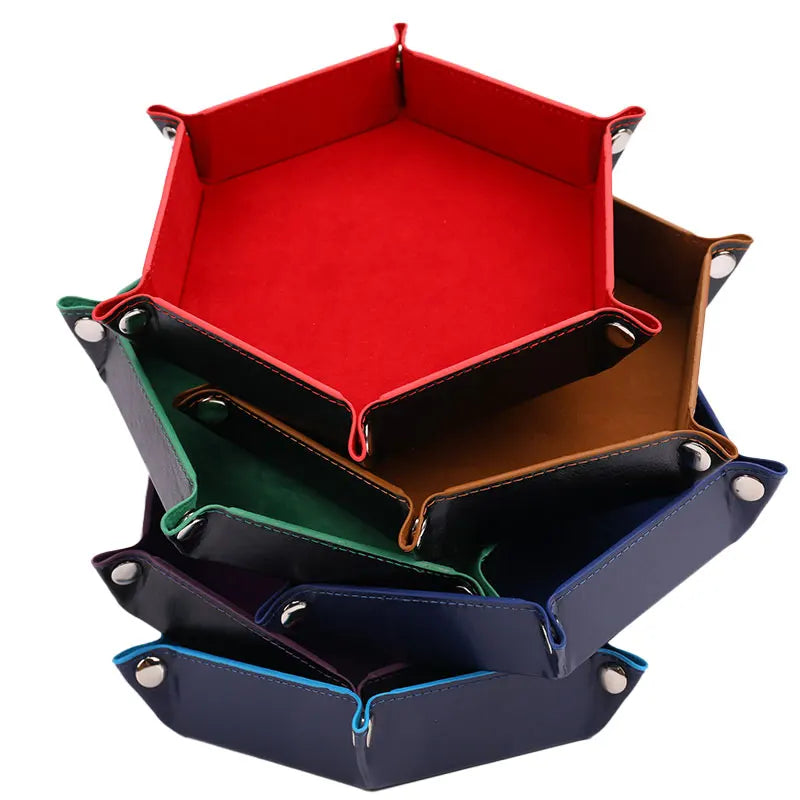 PU Hex Dice & Token Tray - Design 7