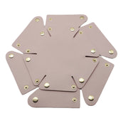 1pc Leather Dice Storage Tray Desktop Organizer For Key Jewelry Cosmetic Storage Box Folding Organizer Home Decor