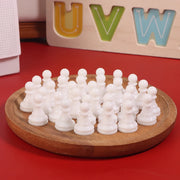New 32pcs Chessman Plastic Pawns Checkers Pieces For Games Tabletop Markers Components 2.5*1.5cm
