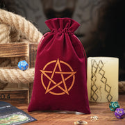 1pc Velvet 14x22cm Large Size Moon Phase Tarots Cards Storage Bag Jewelry Pouch Travel Cosmetic Gift Bag Hand bag Coin Dice bag