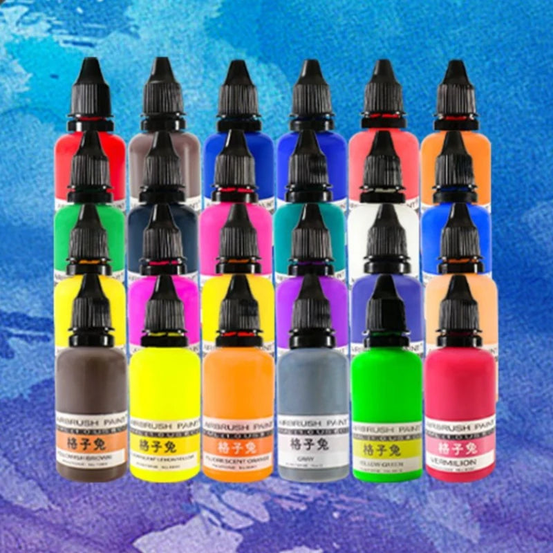30g Model Bleaching Paint Graffiti DIY Doll Pen Painted Up Model Coloring Water-based Paint Environmental Protection Spraying