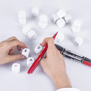 6/10pcs Blank Six Sided Dice Acrylic White Table Games for Board Games Party Gathering Leisure And Entertainment Props TMZ
