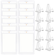 5/10/15 PCS 35pt Magnetic Card Holders with Stand – Hard Case for MTG & Sports Cards, UV Protection, Instant Desktop Display
