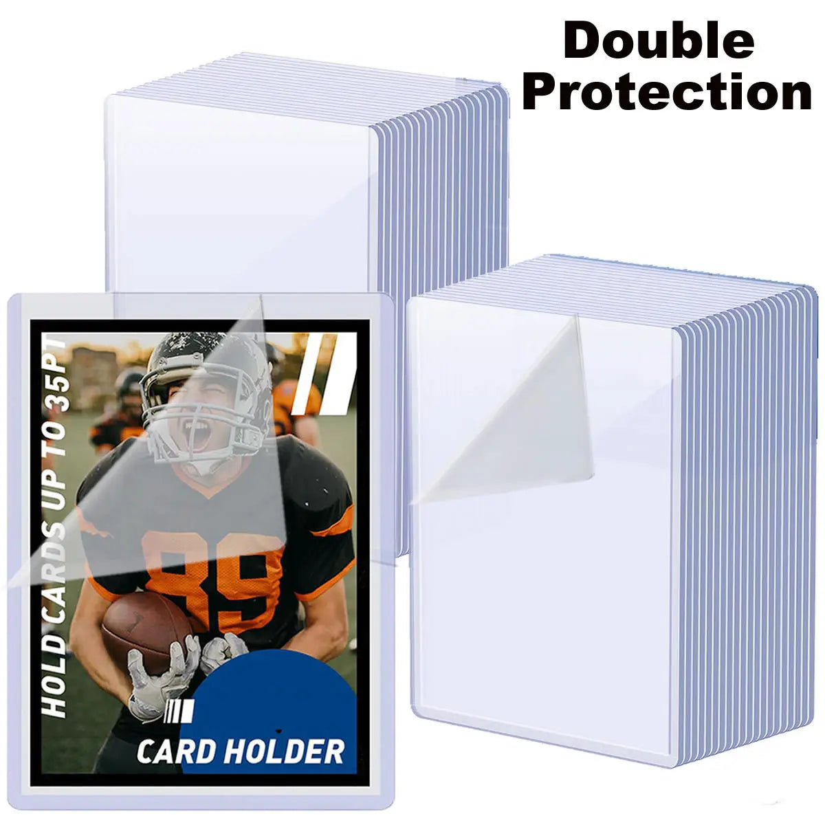 Clear Rigid Card Toploaders - Design 7