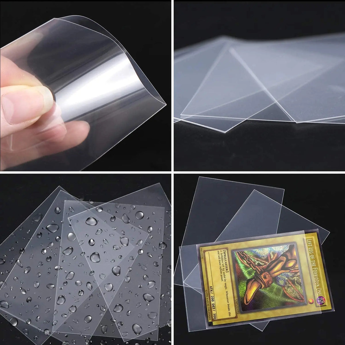Clear Card Sleeves - Design 2