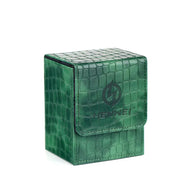 PU Magnetic Trading Card Deck Box for MGT/PTCG, Portabe Card Storage Box Holds 100＋ Sleeved Cards Board Game Commander Card Case