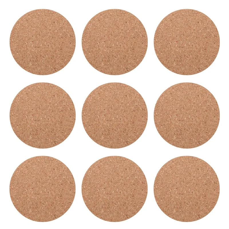 Natural Cork Component Pads - Design 4