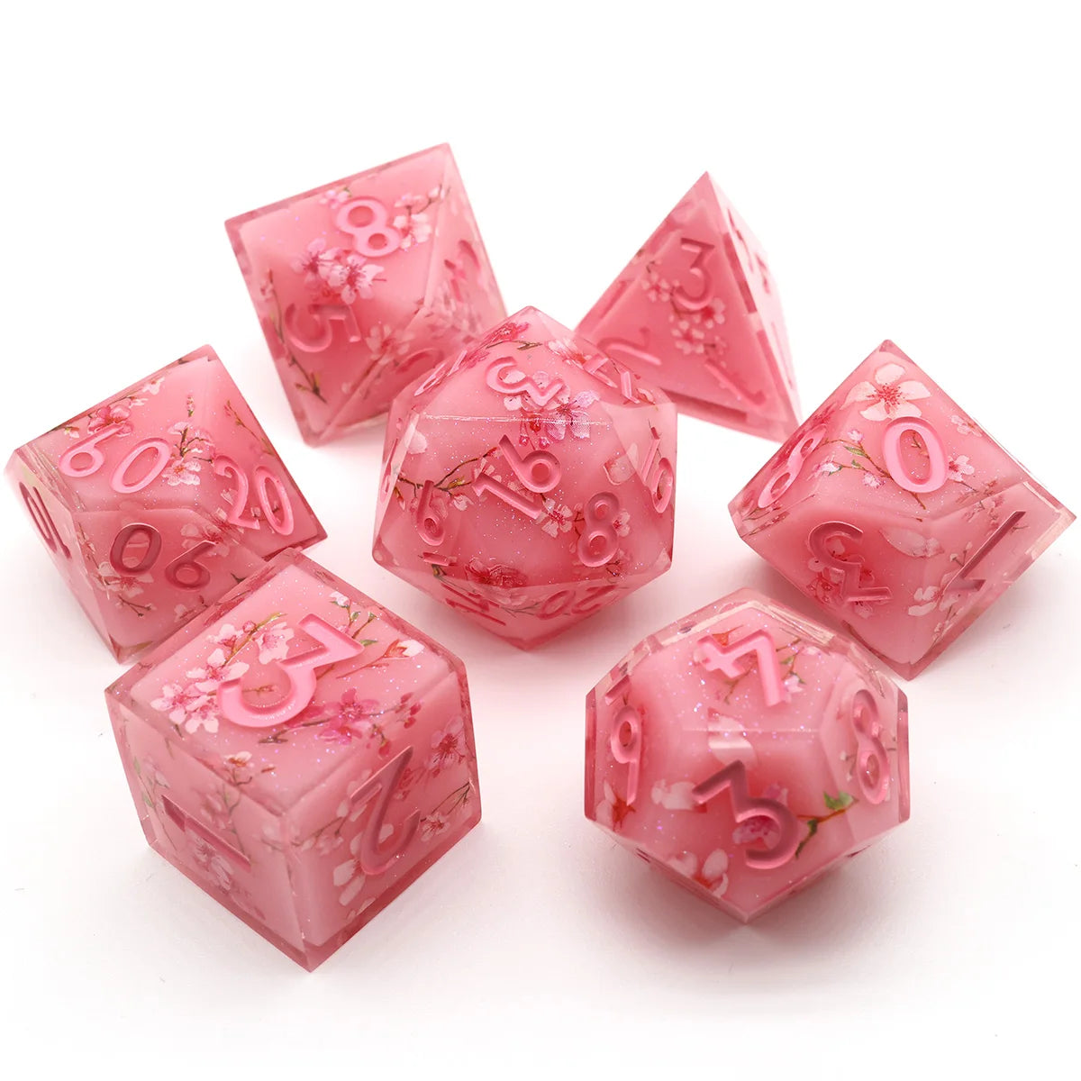 Mineral-Style RPG Dice Set - Design 6
