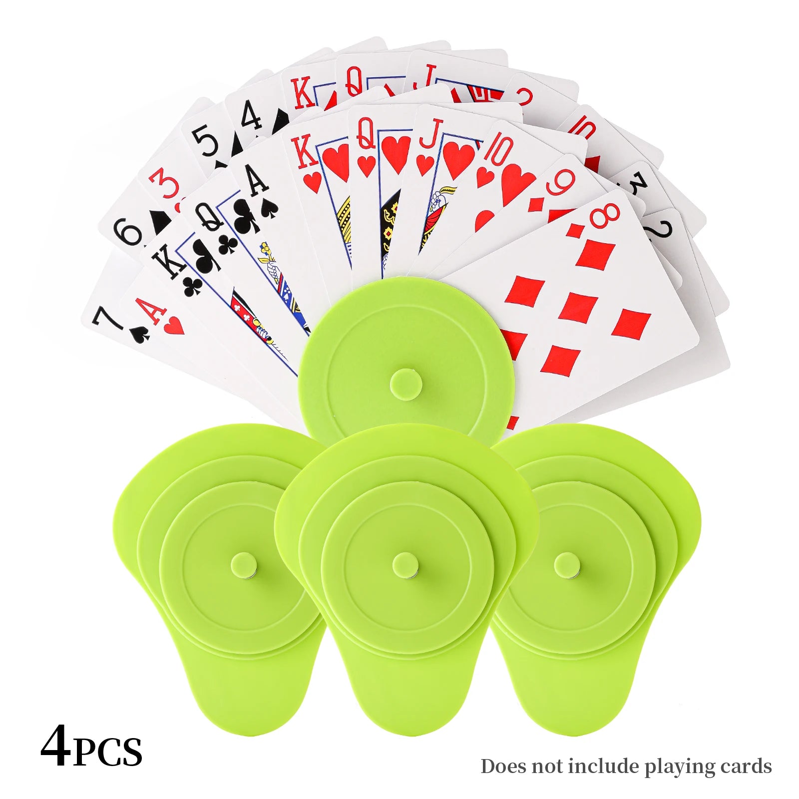 1/2/4PCS Multi-Layer Playing Cards Holder, Suitable for Poker Cards, Game Night Supplies, Compact Design for Easy Storage and Or
