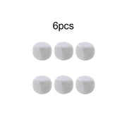 6/10pcs Blank Six Sided Dice Acrylic White Table Games for Board Games Party Gathering Leisure And Entertainment Props TMZ