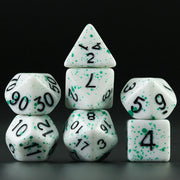 Board Game Accessories Cubes High Quality Acrylic Dice Unique Blood Effect Mixing Colours Effect For Entertainment Table Gaming