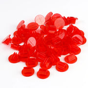 50pcs Card Holder Translucent Plastic Card Stands for Board Game Accessories Fixed Props