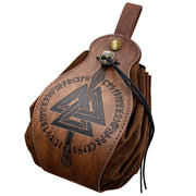 Portable Celtic Patterns DND Dice Bag Tray - Celtic Patterns Drawstring Pouch for D&D RPG Tabletop Games