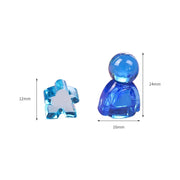 10 Pcs/Set Humanoid Chess Pieces Board Games Accessories Marking Colorful Pieces