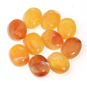 20pcs Flat Oval Acrylic Beads Double Color Imitation Jade Stone Loose Beads For Jewelry Making Bracelet Necklace DIY Accessories