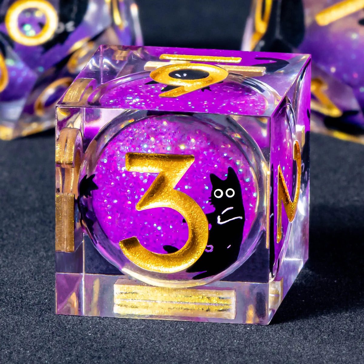 Liquid Core Sharp-Edge Dice Set – Table-Ready Dice for Every Roll
