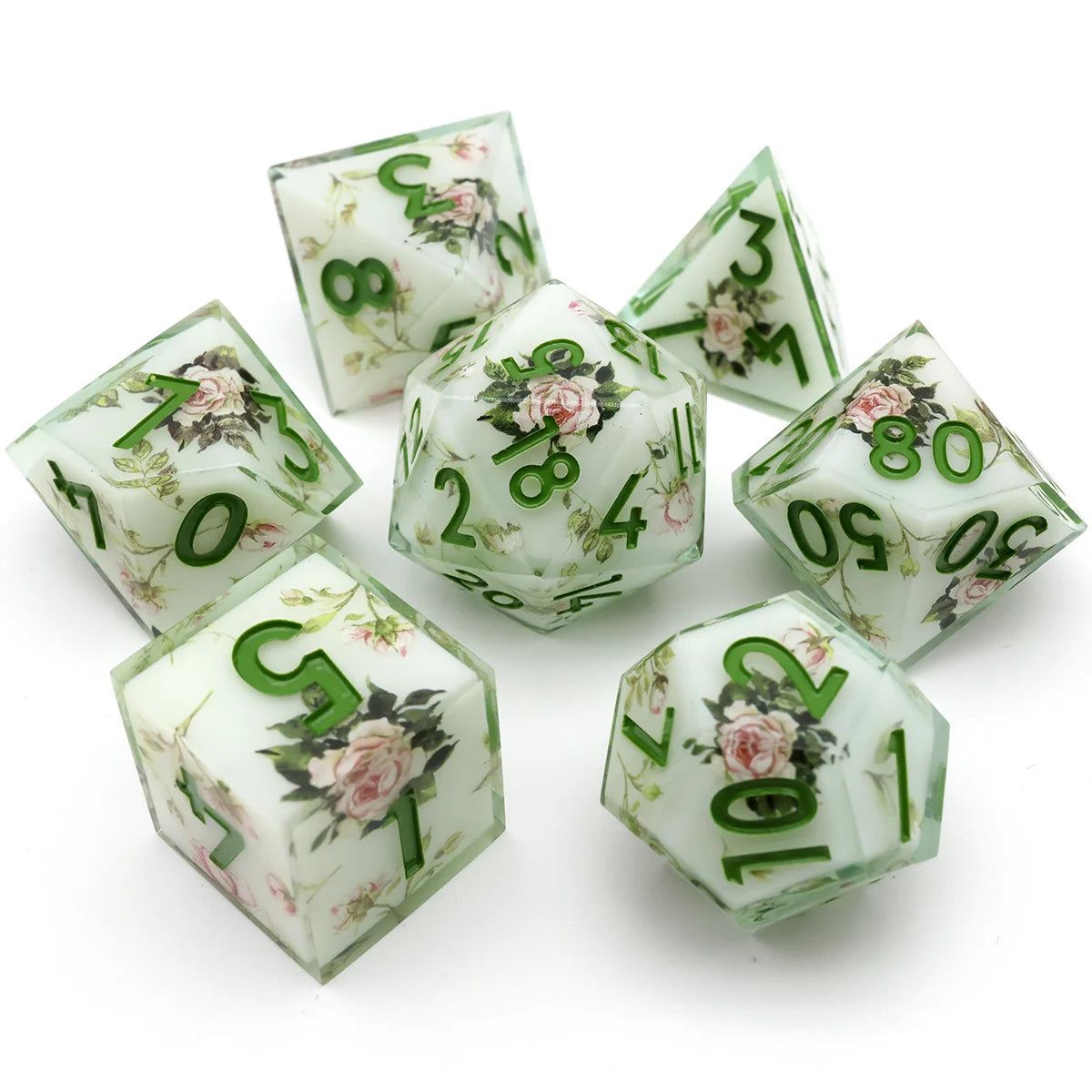 Mineral-Style RPG Dice Set - Design 20
